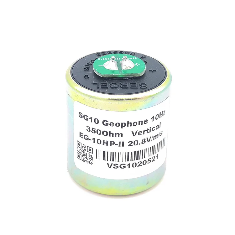 SG10 geophone sensor 10Hz Vertical seismic geofono high precision geophone 10 Hz