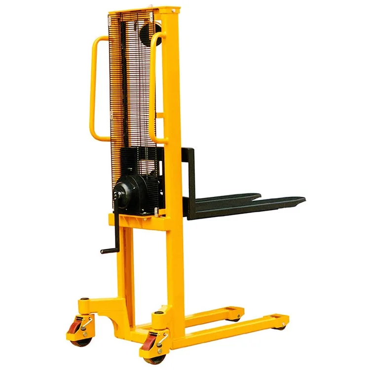 Easy Operation Hydraulic Manual Lifter Hand Pallet Stacker With 1.5 Ton Capacity Hydraulic Manual Stacker