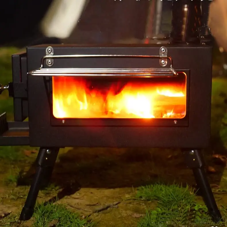 Large Size Wood Burning Stove Portable Camping Wood Hot Tent Stove For Tent, Shelter, Camping, Ice-fishing