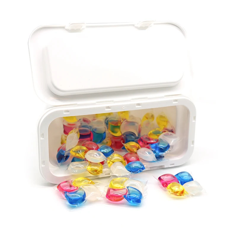 Wholesale natural environment-friendly aroma 3in1 washing pods liquid laundry detergent capsules with a super-concentrated