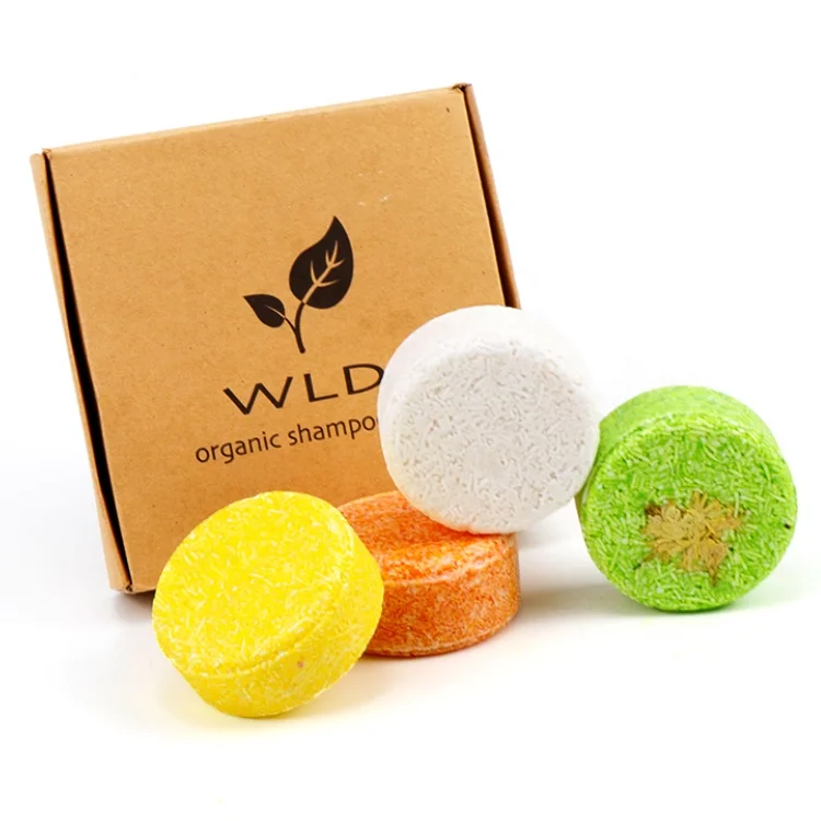 OEM Private Label Custom Packing All Natural Eco Friendly Safe Vegan Solid Toning Hair Shampoo Bars for Dry Hair