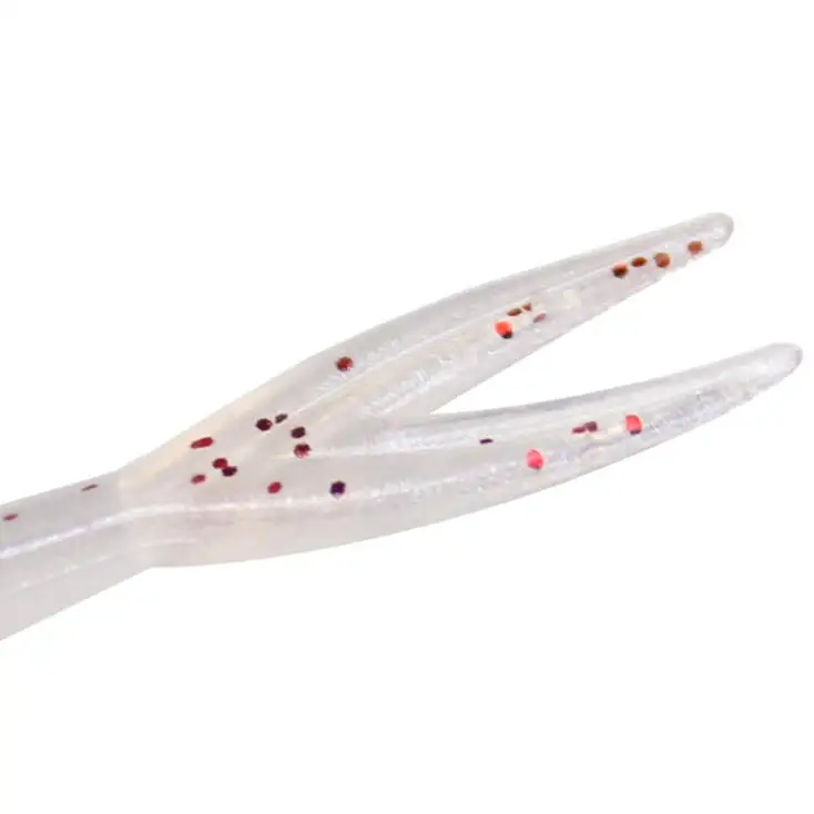 WEIHE 7CM 1.2G soft bait split-tail simulation soft bait earthworm molds soft plastic fishing soft vibe bait lure