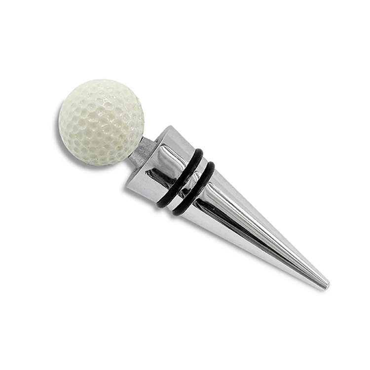 Top Quality Bottle Champagne Stopper Golf Ball Top Bar Tool Wine Bottle Stopper Home Bar Accessories