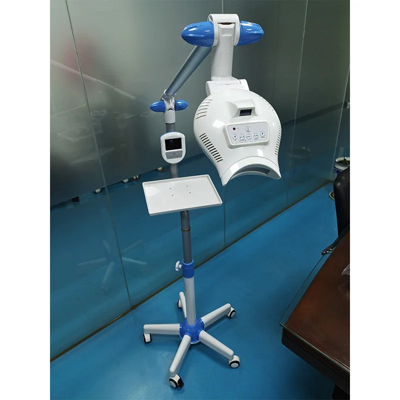 Dental Mobile Teeth Whitening LED Bleaching Machine Accelerator with Tray