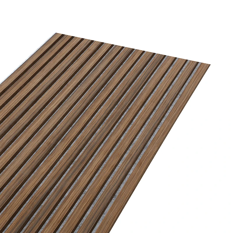 black acoustic wall slat real wood slat acustic wooden slat wall pet acoustic panel wood veneer for Interior Decoration Tv Wall