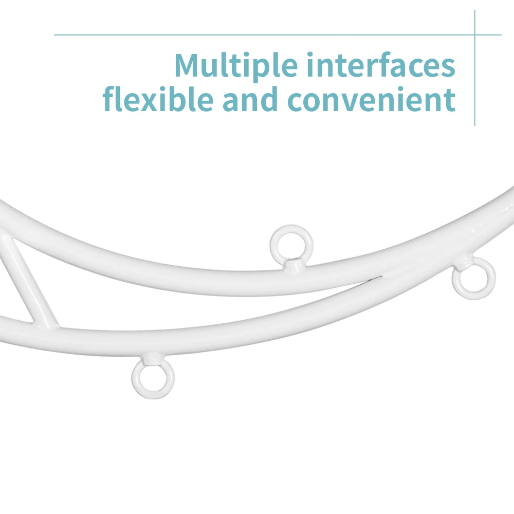 Prior Fitness Lyra Hoop Aerial Yoga Hoop 35inch/90cm*2.5cm Acrobatics Circus Performance Moon Hoop