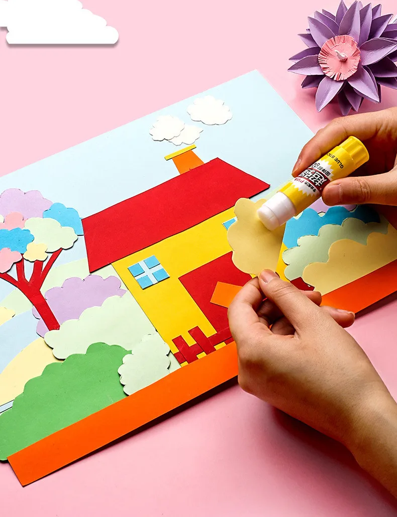 high quality  A4 construction color paper & paperboard printing printed color paper