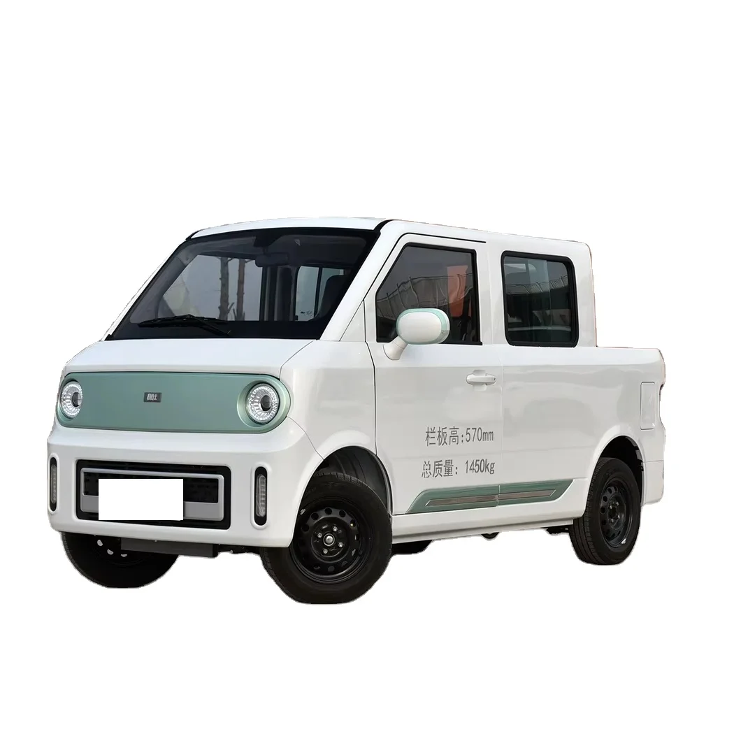 China MINI Electric Van 4-Seater Minivan 120KM Range With Charger Hot Sale Commercial Household Small Trucks
