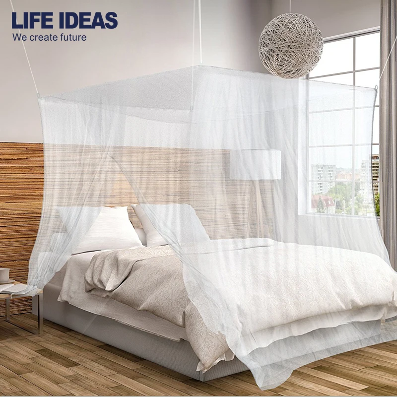 Rectangular Palace Romantic Bed Canopy Princess Luxury Mosquito Net For King Bed