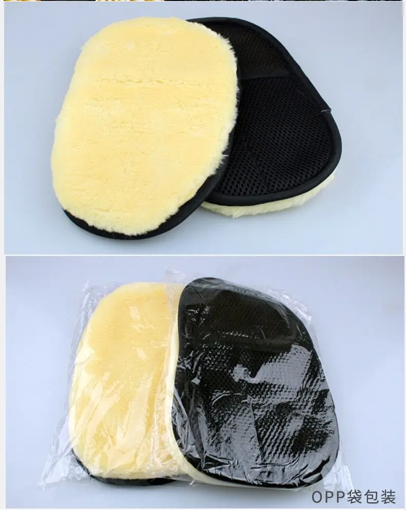 Car Brush Cleaner Wool Soft Car Washing Gloves Cleaning Brush Motorcycle Washer Gloves Cleaning Brush Auto Washer Car Cleaning
