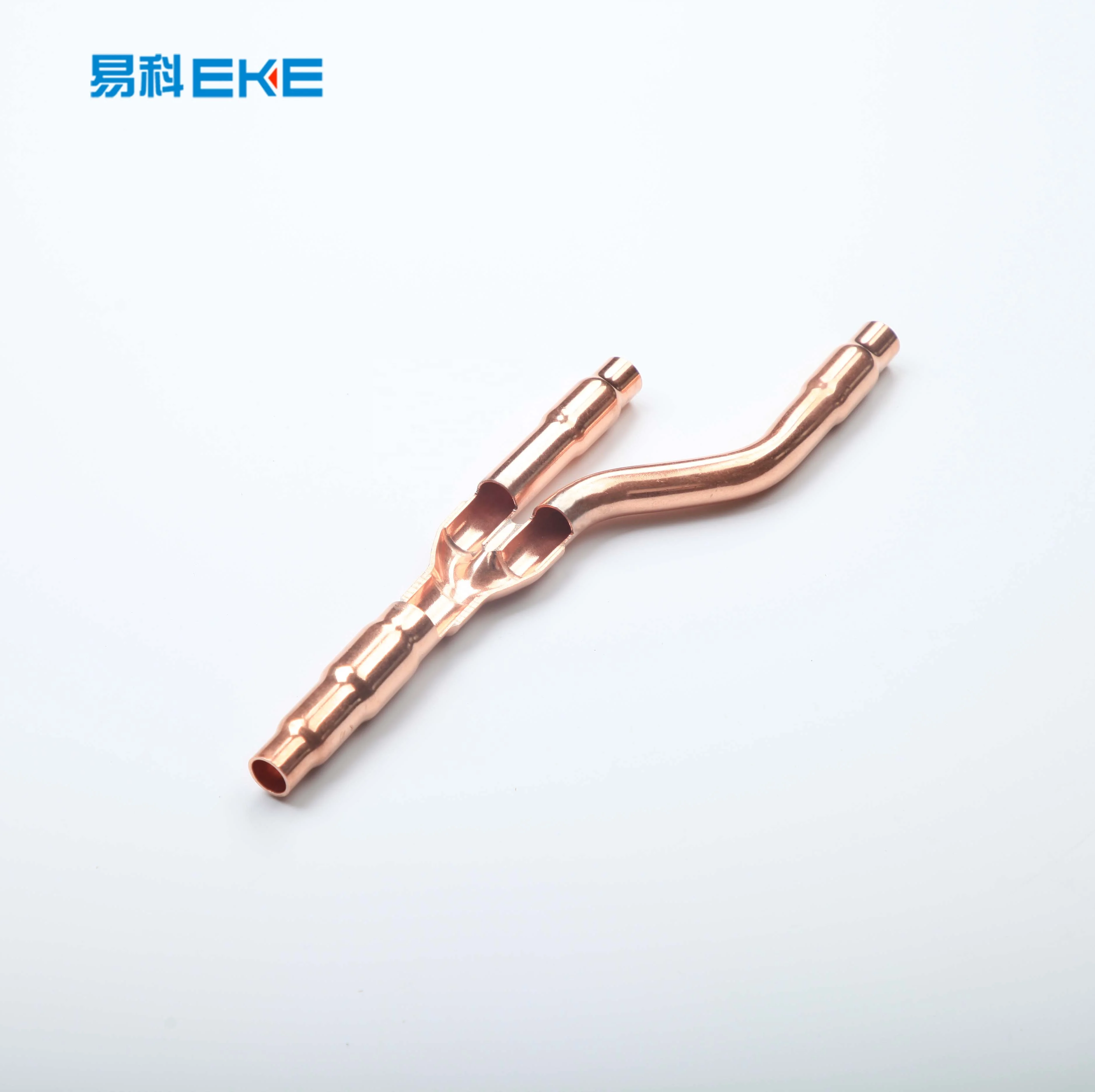 Copper disperse pipe Y branch copper manifold copper tube for VRF/VRV SYSTEM Air conditioner use OEM