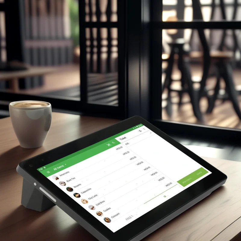 MHT-D2 Easy Pay Android Tablet With Nfc Scan Qr Code Tablet Cashier System Pos Touch Dynamic With Fingerprint Scanner Nfc Tablet