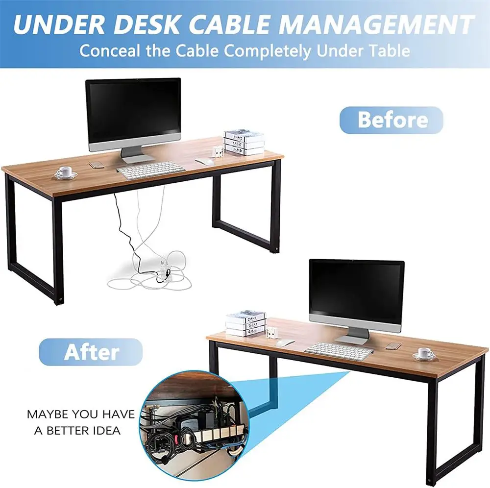 No Drill Under Desk Cable Management Tray ,Under Desk Cable Organizer . Desk Cable Tray for Office and Home