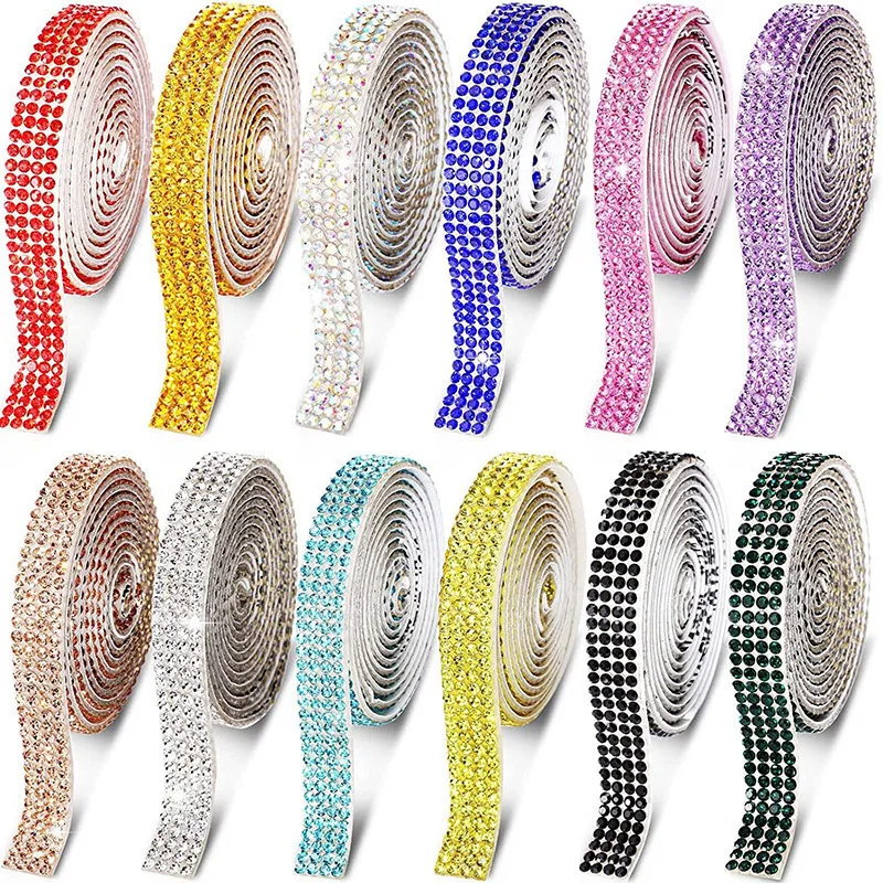 Self Adhesive Diamond Bling Glittering Sheet Sticker Different Sizes Diamond Bling Glittering For Decoration Handicrafts