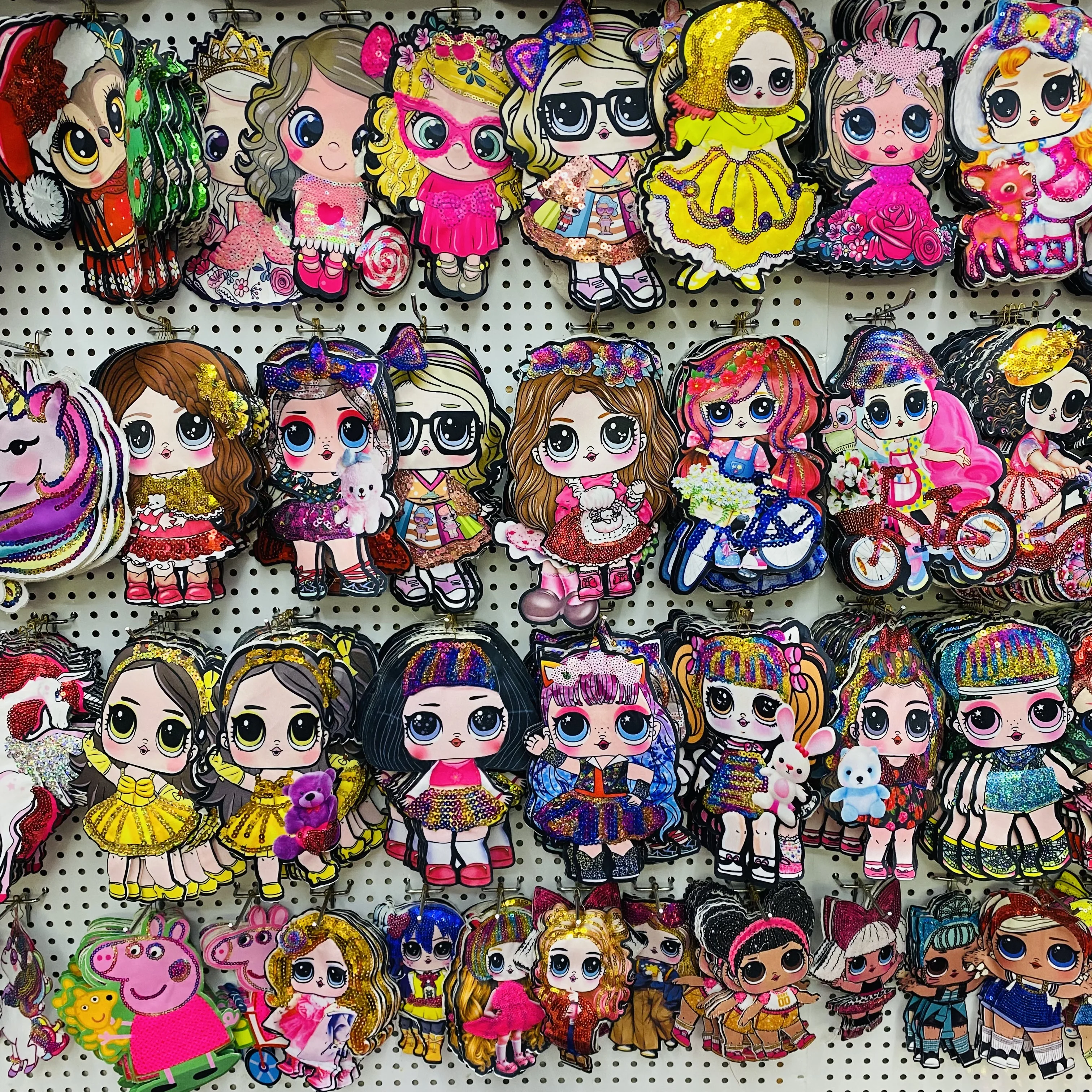 Sequins Embroidered Cloth Sticker Patch  Fashion Sequins Computer Embroidery patch