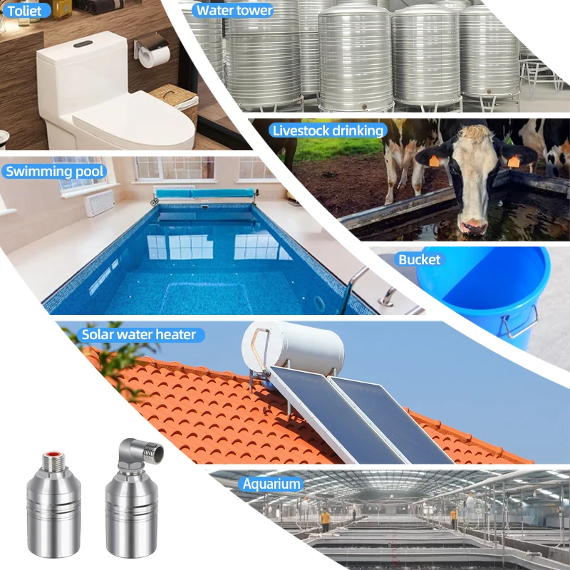 Hot sale 304 stainless steel shut-off valve horizontal vertical 1/2 3/4 1 inch  valves for water tank water tower