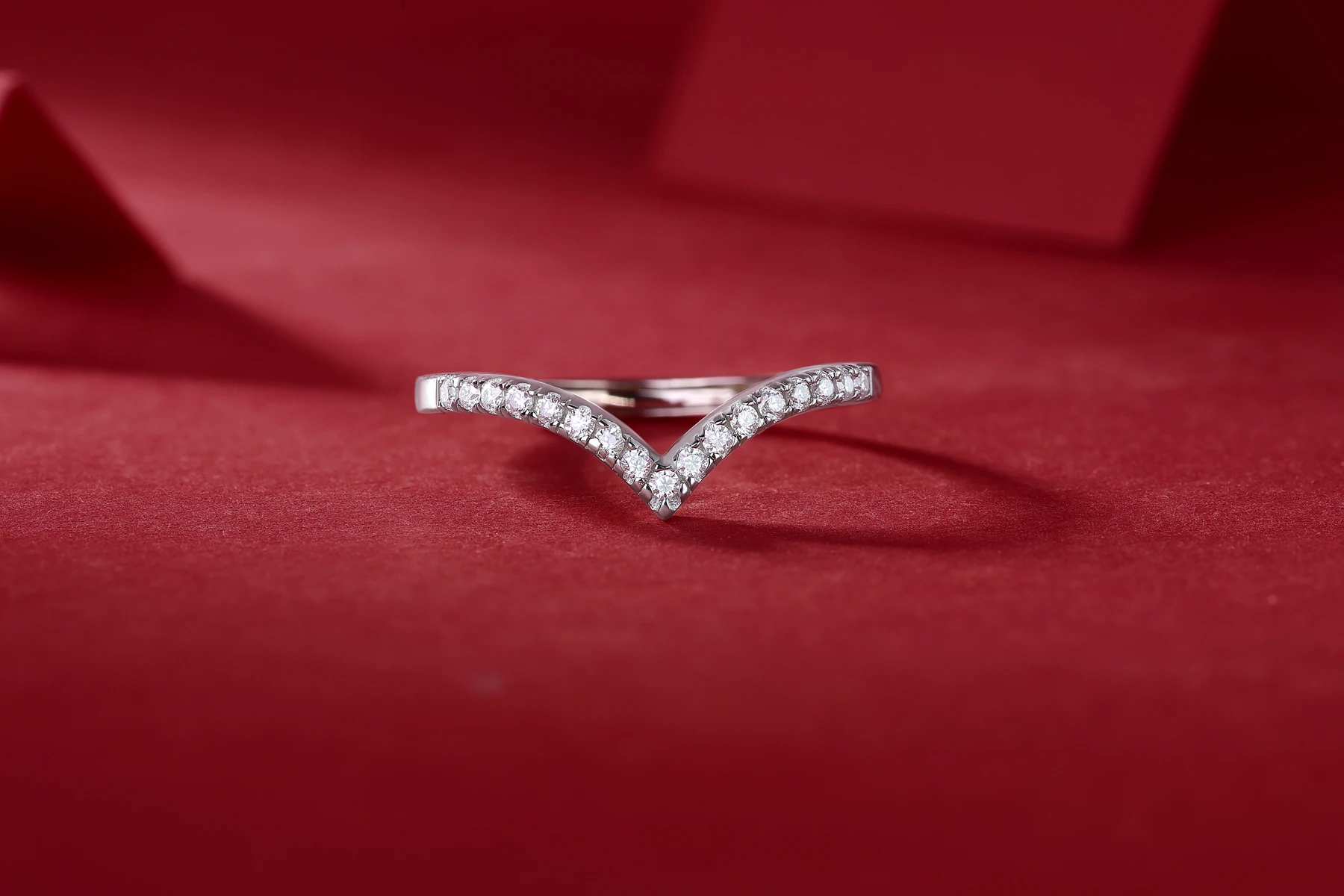 Moissanite Stone Minimalist Design Ring 925 Sterling Silver 18k Gold Plated Women Girls Wedding Engagement Ring Wholesale Bulk