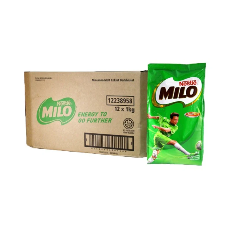 Factory Wholesale Nutrition MILO Cocoa Powder Refill Pack 1KG An Delicious Chocolate Malt Beverage