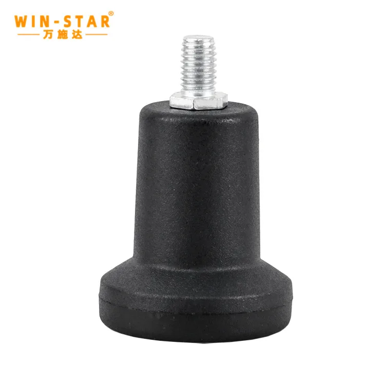 WINSTAR Kitchen Cabinets Feet Legs Plastic Sofa Leg  Sanded Round Plastic Black Legs