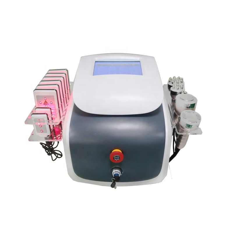 Factory price 6 in 1 Rf Cavitation Machine of Lipo Laser Slimming Liposuction Machine