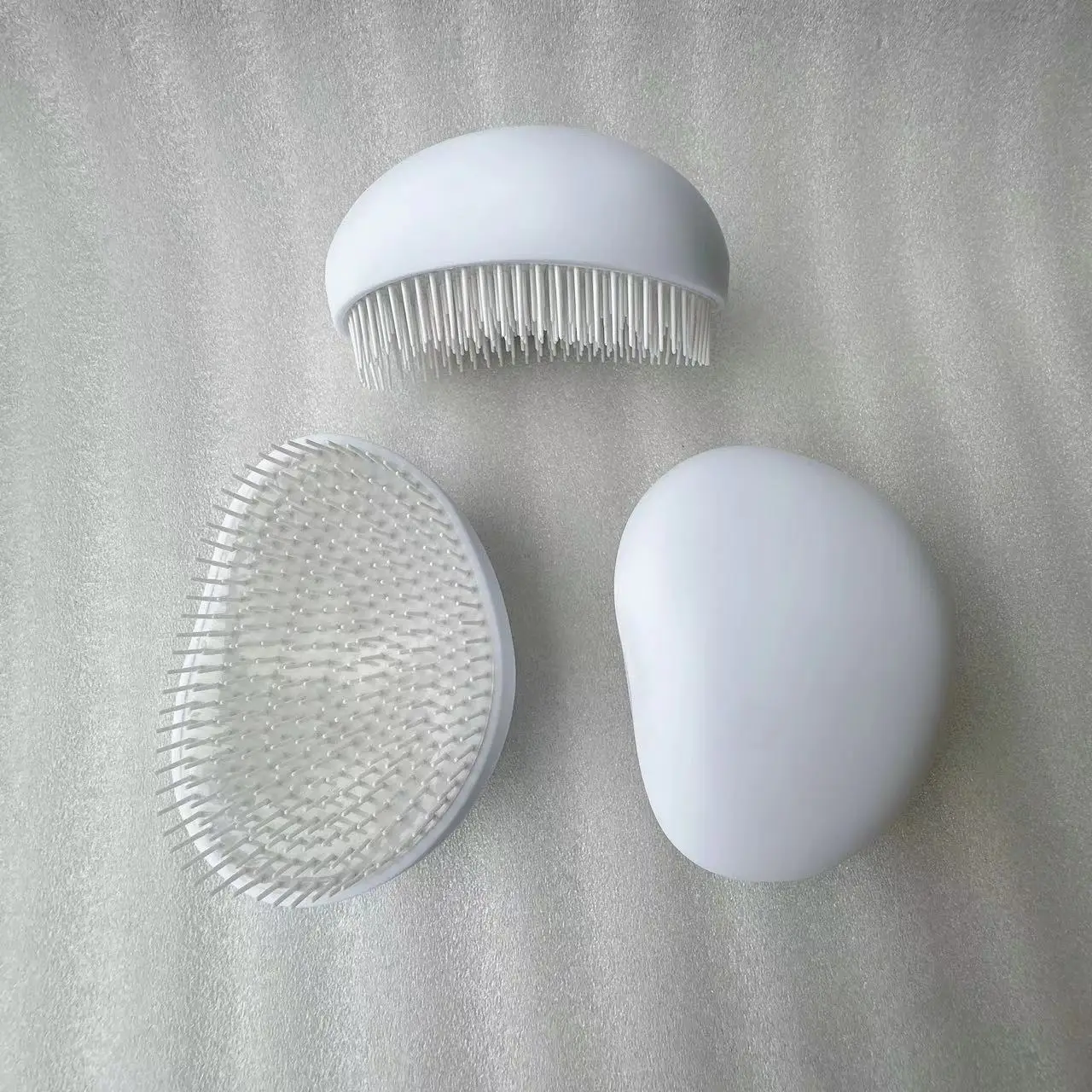 Popular Electroplated Chrome Silver Professional Brush Hair Care Styling Customized Detangling Hair brush