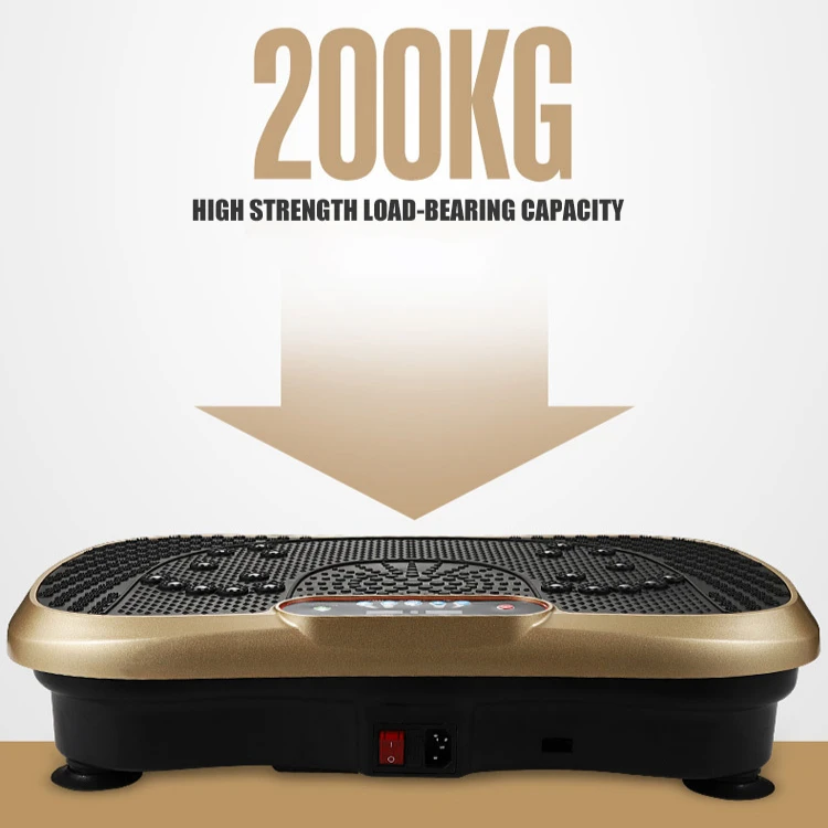 Source Factory High Power Vibrating Plate Household Silent 200kg Foot Vibration Plate Machine