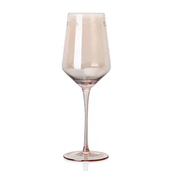 European engraved electroplated glass goblets creative home red wine glasses champagne glasses wine glasses