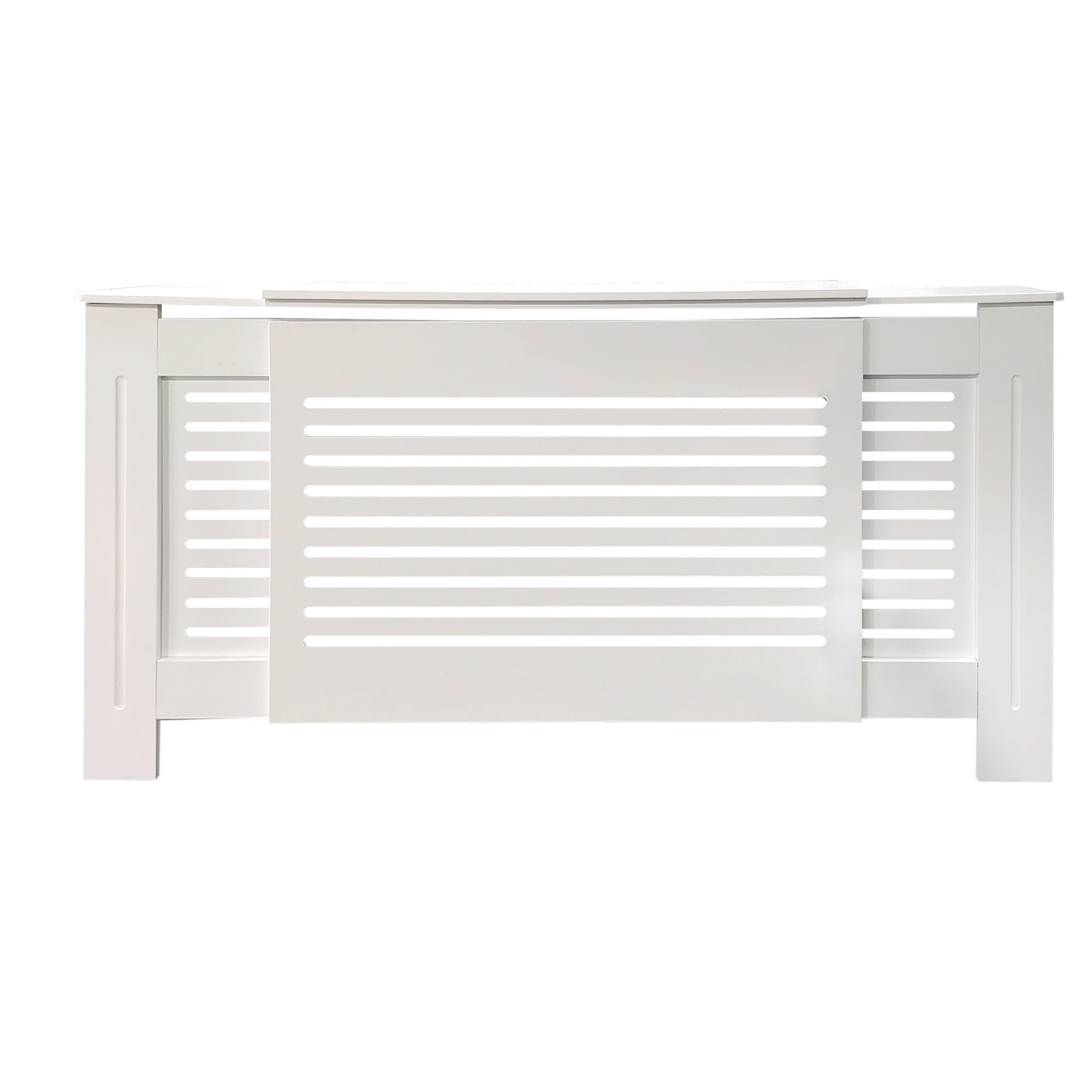 Radiator Cover White Traditional Painted MDF Cabinet,