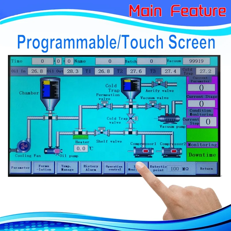 Пищевые фрукты травы мясо небольшой замораживание вакуумная сушка Дегидратор цена
