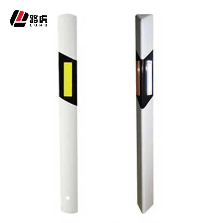 PVC Delineator Post Safety Guardrail Reflector road side guide post Delineator