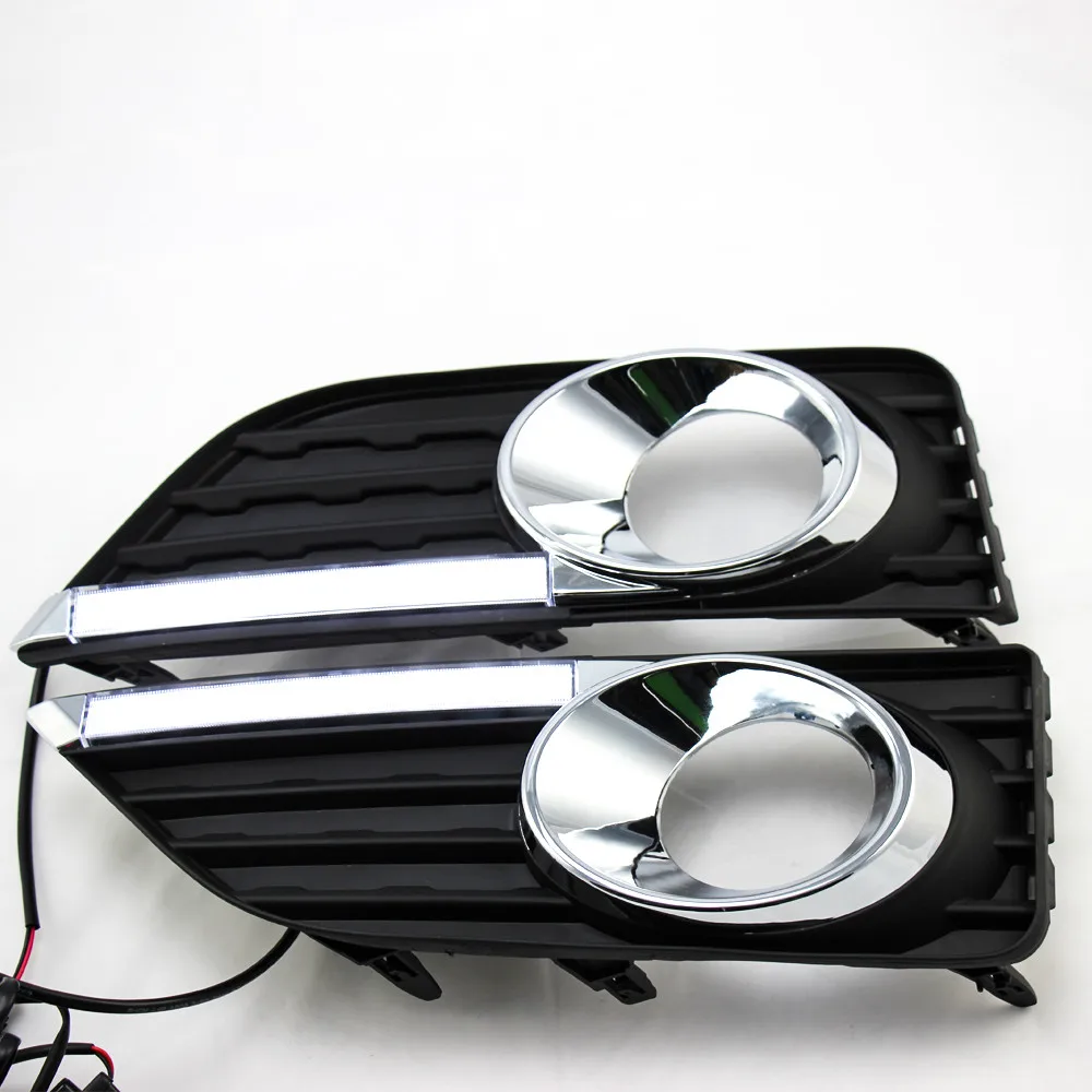 Горячая продажа светодиодные дневные ходовые огни для Toyota Camry низкая конфигурация 2012-2015