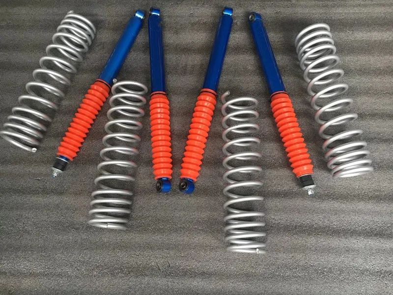 twin tube shock absorber 2pcs front and 2 pcs rear set suspension and coil springs manufacturer for Nissan Partol Y61 twin tube