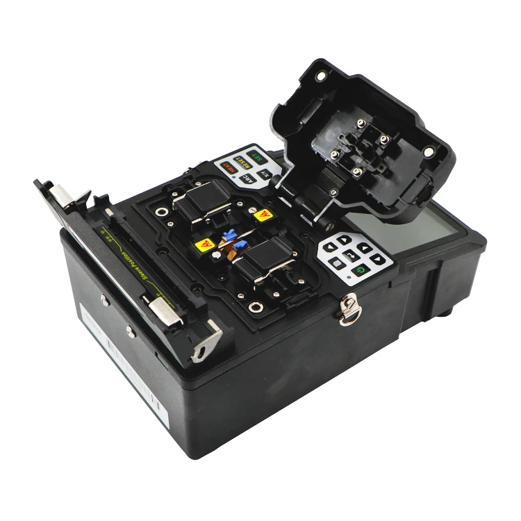 FFS-80M 7S Splicing Time Handheld Easy Take FTTH Fiber Optic Fusion Splicer Machine For SM MM Fiber Cable Network Installation