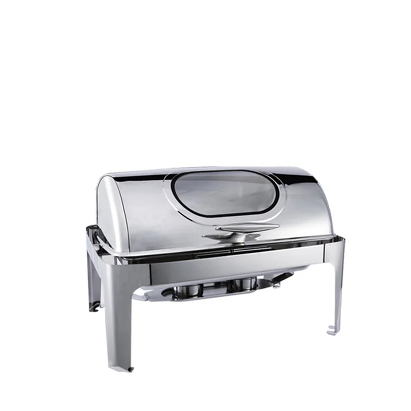 New Style Stainless Steel Roll Top Chafing Dish for hotel & Restaurant Wholesale
