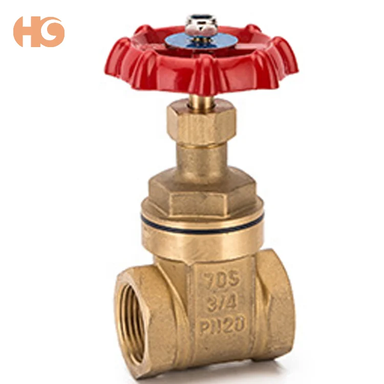 Hot sale 2 inch brass gate valve thread gate valve with iron handlewheel for pipeing system from Yuhuan China