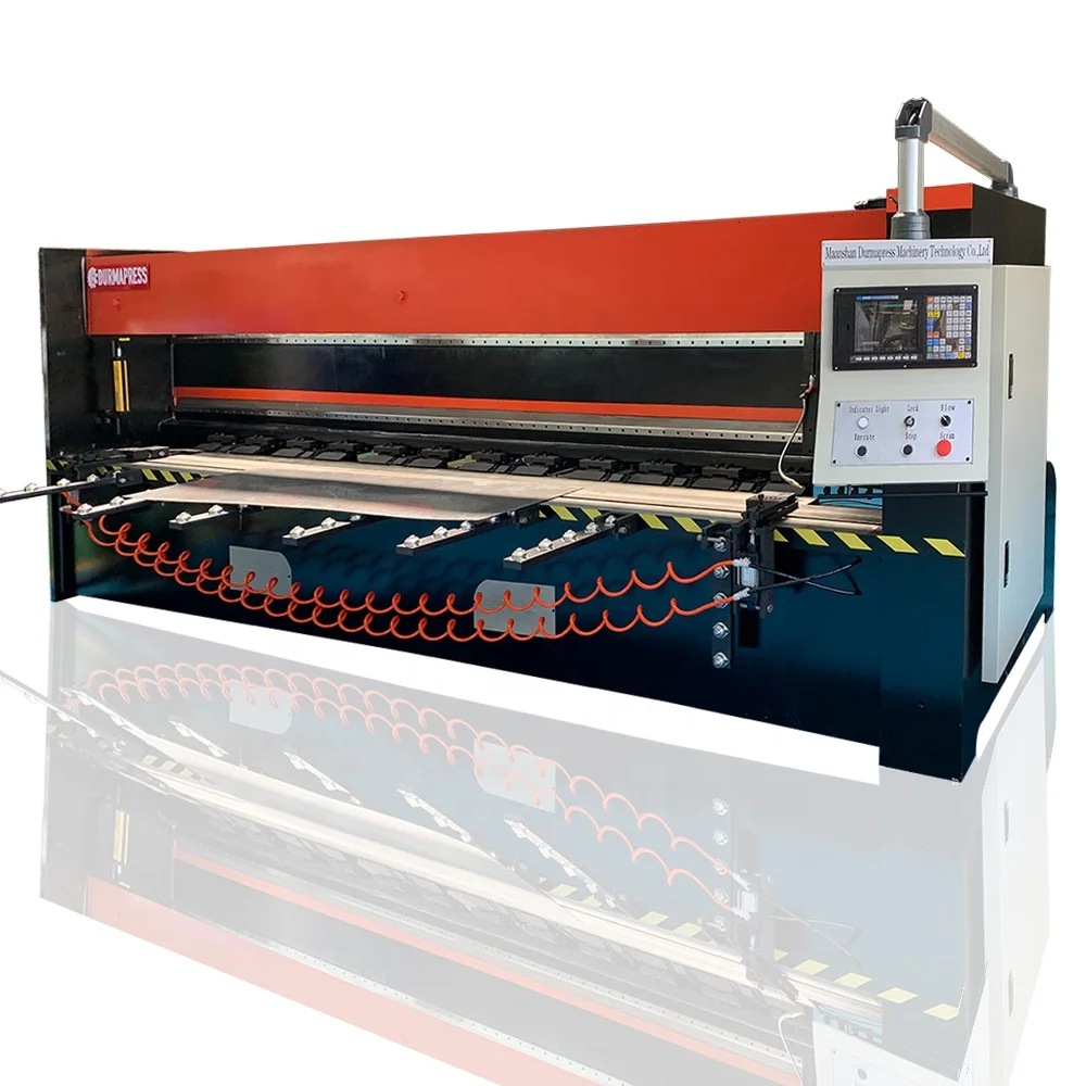 Full Functional used duct board grooving machine for aluminum steel