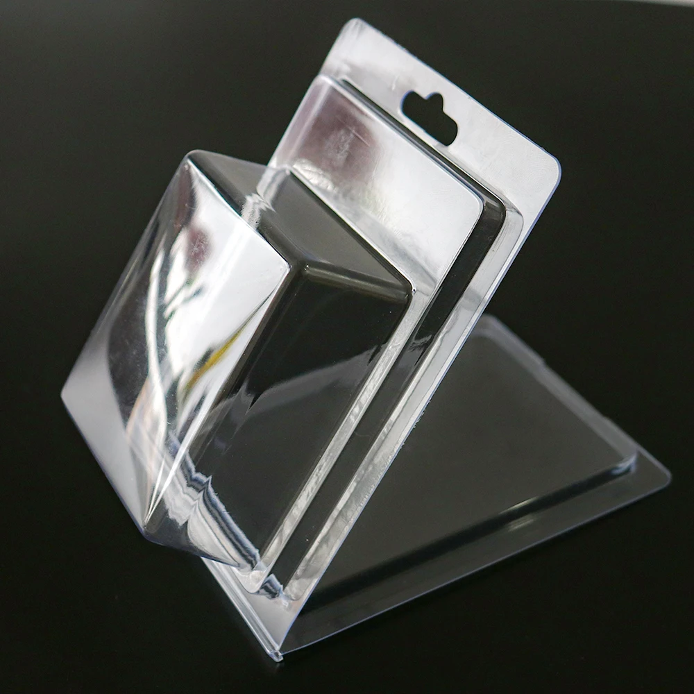 RZ Customized Disposable Display With Logo small Plastic Beauty Gift Boxes Compact Clamshelle Sliding Blister Card Packaging