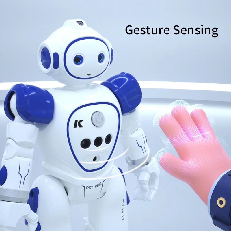 SJY-R21 Smart Educational Robot Singing Dancing Obstacle Avoidance Programmable Gesture Remote Intelligent Control Robot