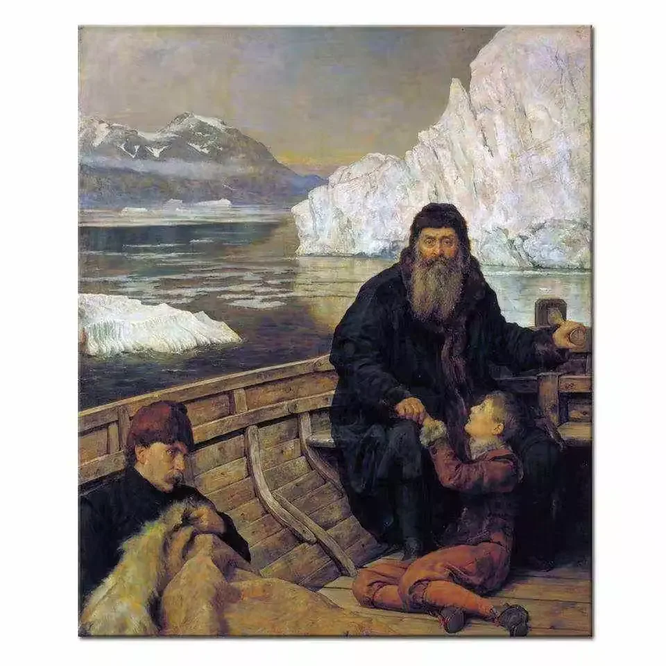 Europe Home Decor Art Gallery Collection The Last Voyage of Henry Hudson By John Collier Oil Painting Reproduction