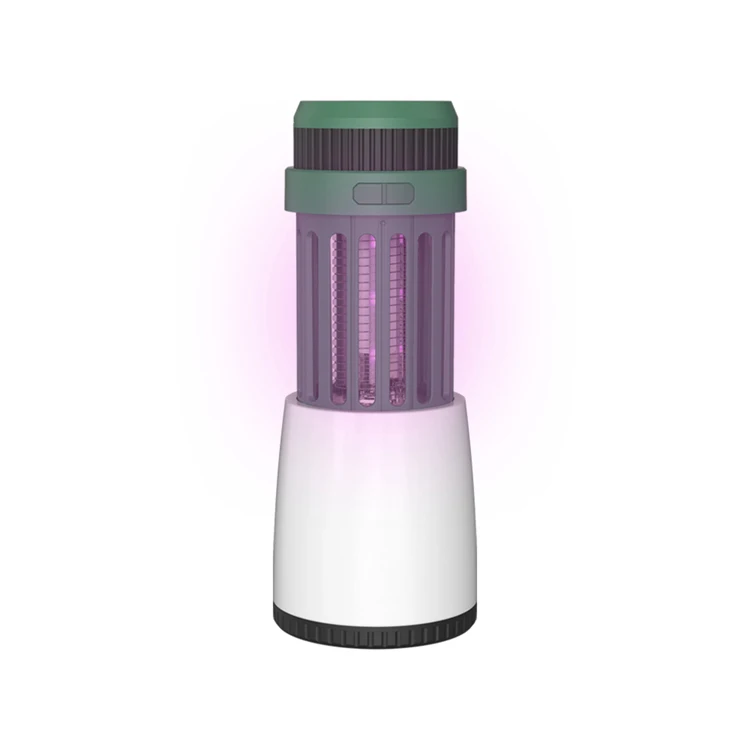 2 в 1 растягивающаяся электрическая лампа-убийца комаров, лампа для кемпинга с зарядкой от Usb, водостойкий Ipx4, резервный источник питания, 3 батарейки AAA