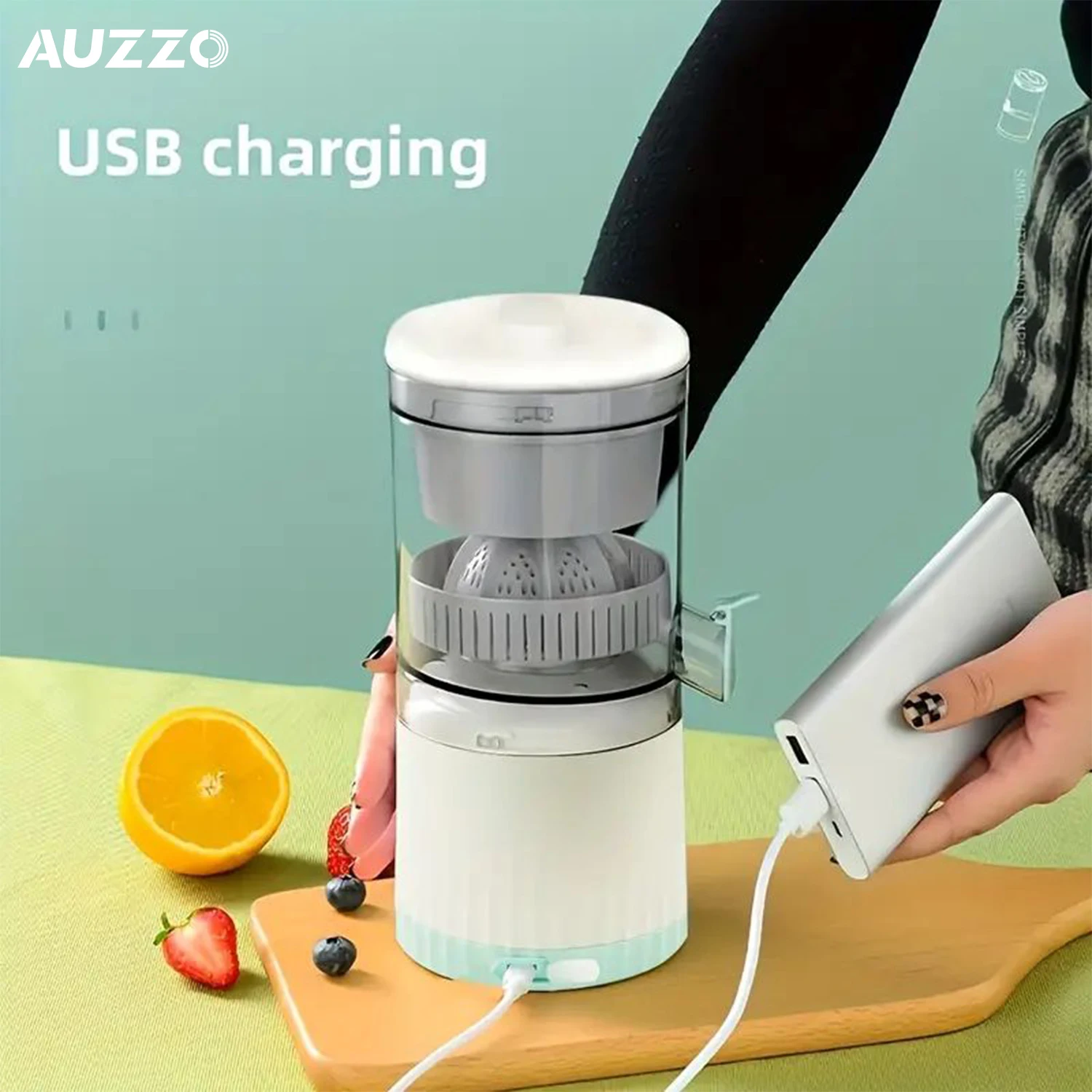 Fruit Orange Juicer Extractor Portable Electric Fresh Citrus Juicer Machine