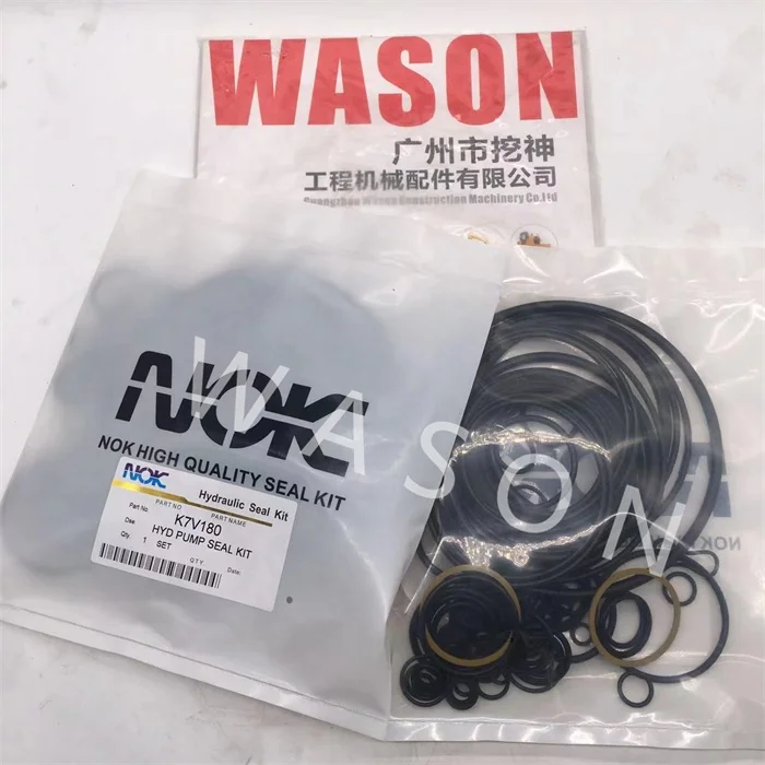 High Quality Excavator Hydraulic Pump  Seal Kit K7V180DT Hydraulic Pump  Repair  Kit K3V112  K3V63