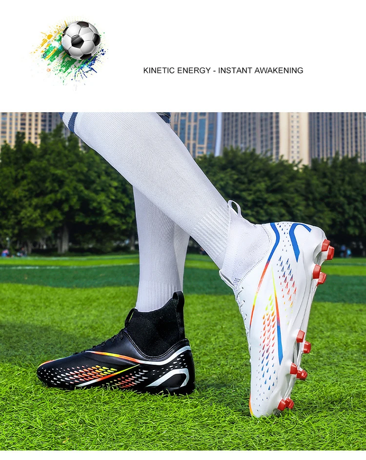 Wholesale Customized Men Football Shoes high quality Popular Design Outdoor Soccer Shoes Sport Online Football Soccer Boots