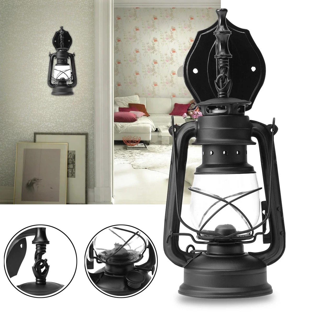 
Modern Nordic Sconce Vintage Luxury Gold Brass Industrial wall lamp light Housing decorative for Indoor Bedroom By Zhongshan 