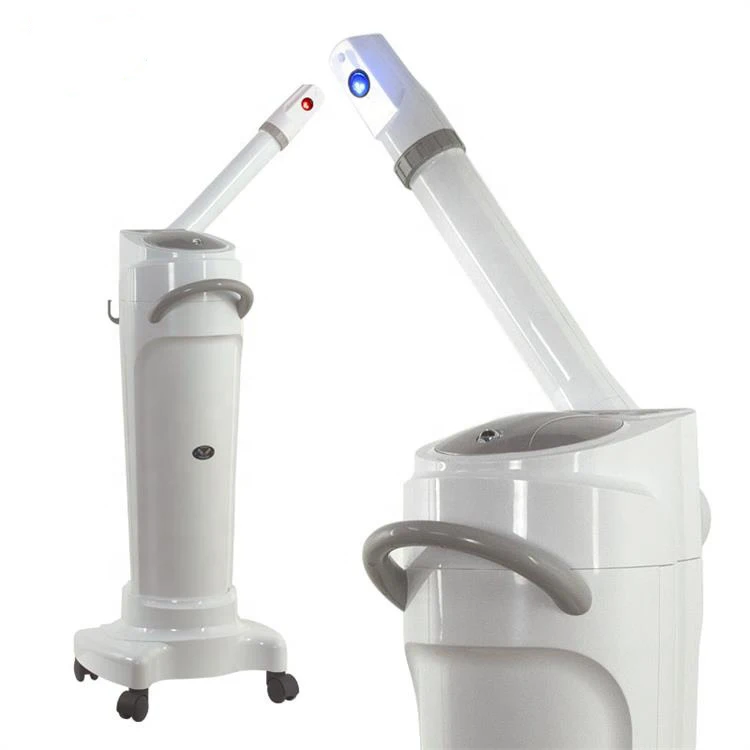 Professional steamer with magnifying light hot and cold facial mist