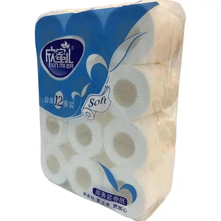 Wholesale Cheap Large Roll Toilet Bathroom  Toilet Paper Durable Customizable