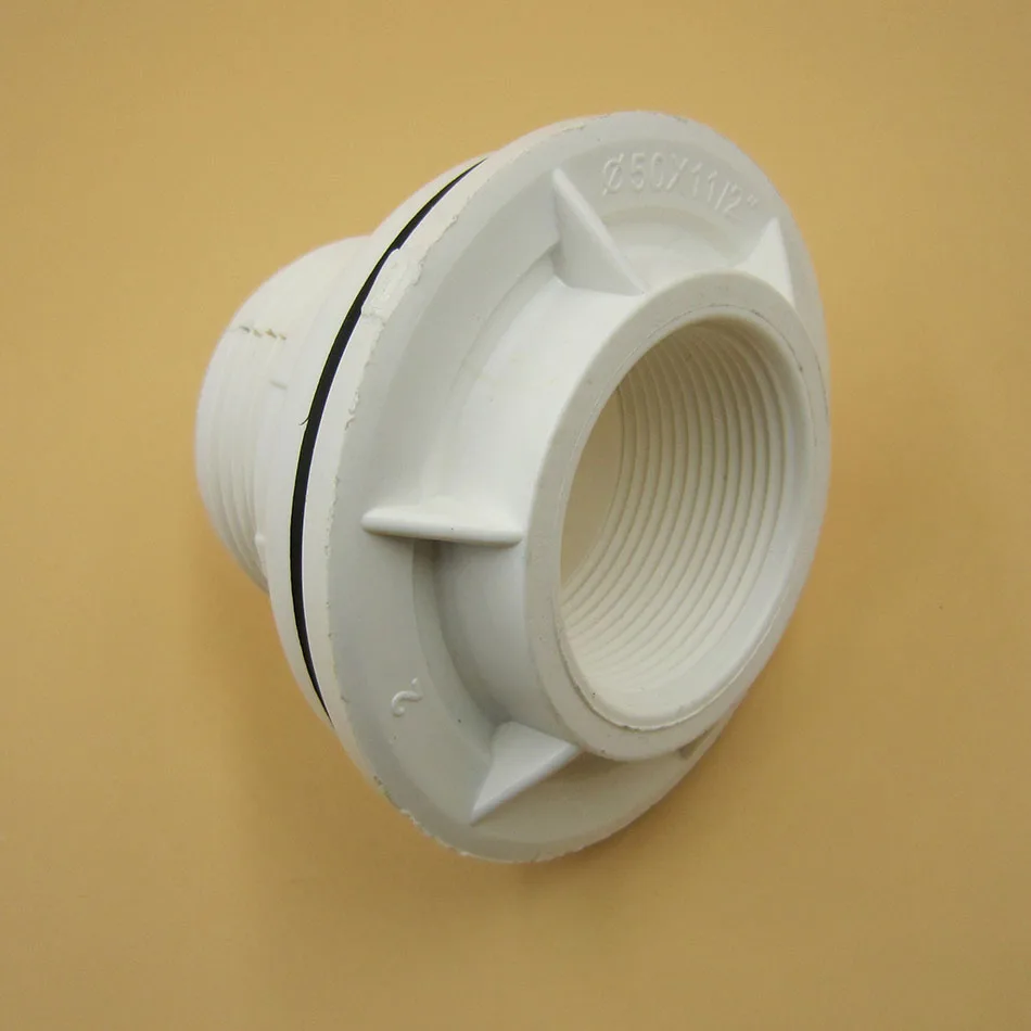 Plastic Bulkhead For Water Container Tank Connector Fittings
