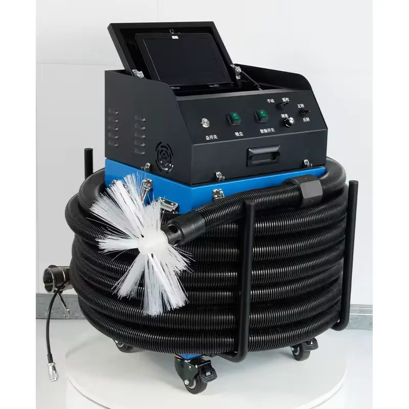 Professional duct cleaning machine air duct vacuuming equipment with camera