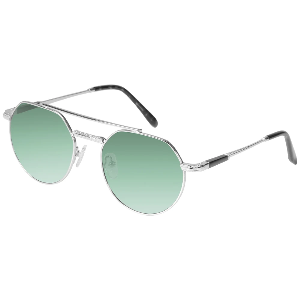 2023 New Vintage Metal Trendy Sunglasses Men  Women Optical Ins Street Photography  Personality Thin Rimmed Sunglasses