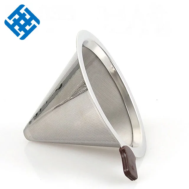 Coffee Filter Cone/clever Coffee Dripper /drip Coffee Maker with Holder Factory Supply Hot Sales Worldwide Stainless Steel Metal